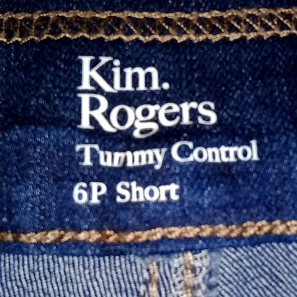 Kim Rogers Tummy Control 6P Short Blue Jeans Great Condition - Picture 3 of 5